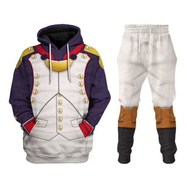HF Napoleonic French Line Infantry Officer-1806-1815 Uniform All Over Print Hoodie Sweatshirt T-Shirt Tracksuit CSHFC001