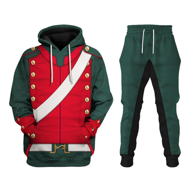 HF Napoleonic French Light Cavalry-Lancer (1812-1815) Uniform All Over Print Hoodie Sweatshirt T-Shirt Tracksuit CSHFC002