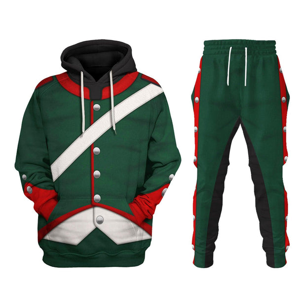 HF Napoleonic French Light Cavalry-Chasseur A Cheval-Campaign Dress (1806-1815) Uniform All Over Print Hoodie Sweatshirt T-Shirt Tracksuit CSHFC004