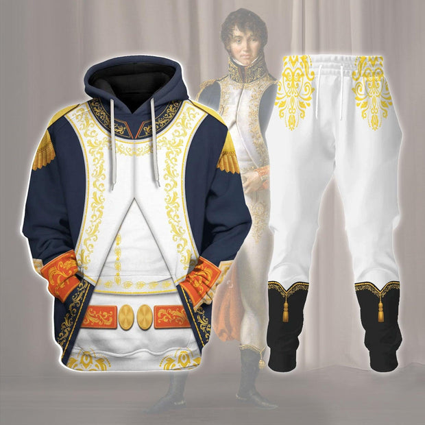 HF Joachim Murat Uniform Costume All Over Print Hoodie Sweatshirt T-Shirt Tracksuit CSHFC024
