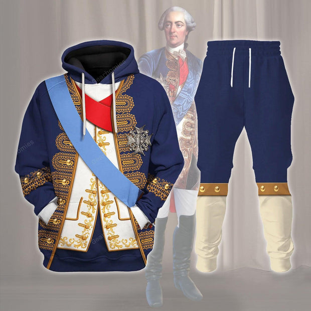 HF Louis XV of France Costume Hoodie Sweatshirt T-Shirt Tracksuit CSHFC029