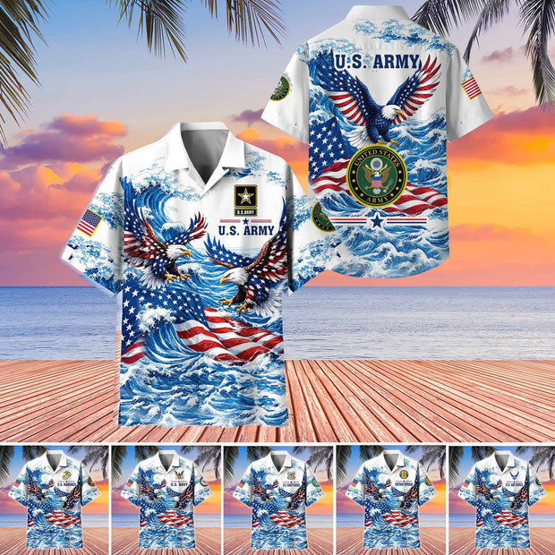 Veterans Hawaiian Shirt - Personalized Hawaiian Shirt - Gift For Veterans