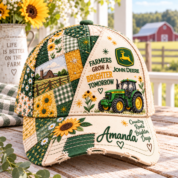 Farmers Grow A Brighter Tomorrow - Personalized Classic Cap - Gift For Farmers
