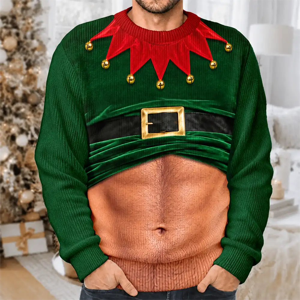 3DFunnyBodyHairyBellyGiftForHusband PersonalizedUnisexUglySweater MI406 CLA3693 MK3_90263f39 71cb 47f5 8f84 eb80a65c725a