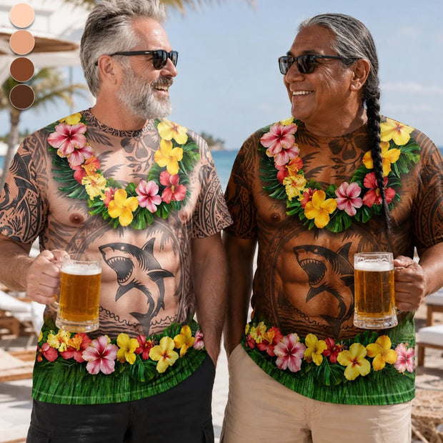 Aloha And Chill - Personalized All Over Shirt - Gift For Him