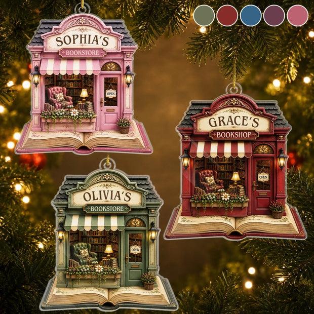 Where Every Story Begins Christmas Bookish Gifts For Book Lovers - Personalized Acrylic Ornament