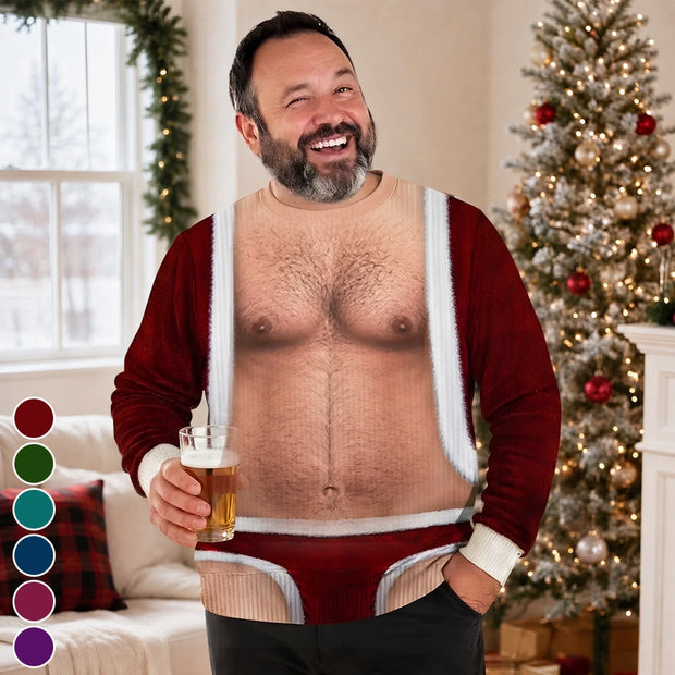 I Know What Santa Wants - Personalized Ugly Sweatshirt - Gift For Him