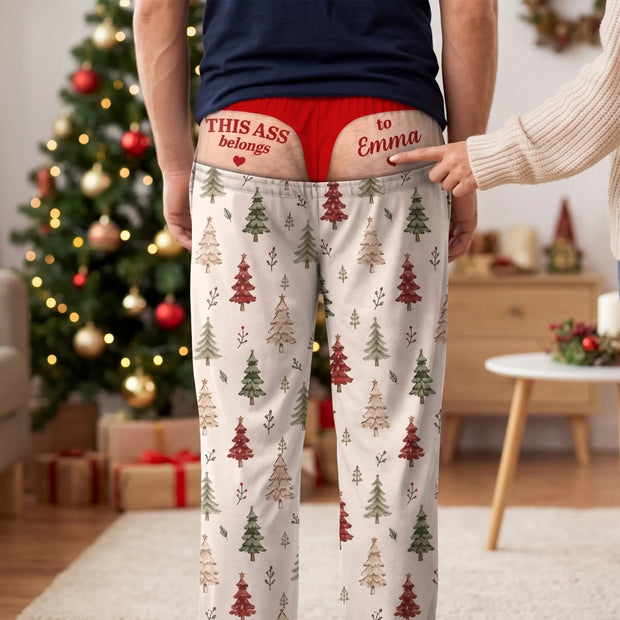 Sorry This One’s Taken - Personalized Pajama Pants - Christmas Gift For Him