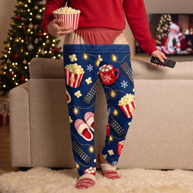 Santa’s Off Duty Tonight - Personalized Pajama Pants - Christmas Gift For Him