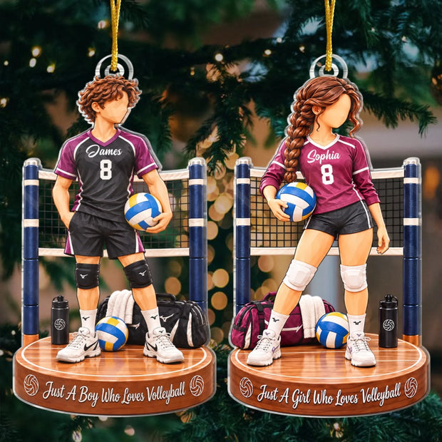 Born To Play- Personalized Acrylic Ornament - Gift For Him, Her