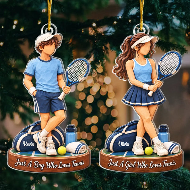 Ready For The Challenge- Personalized Acrylic Ornament - Gift For Him, Her