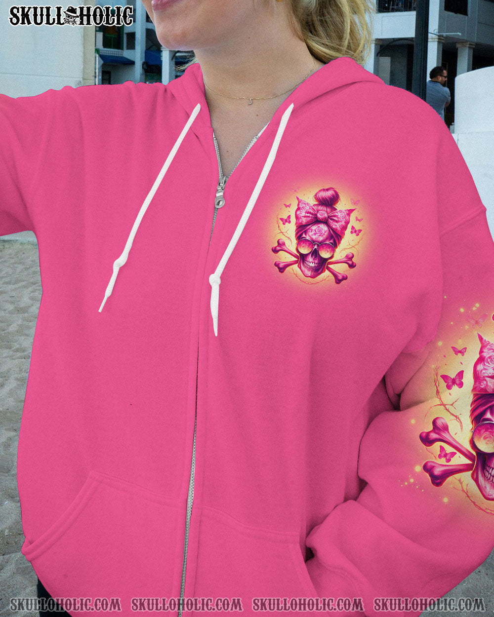 Assuming I Was Like Most Girls was Your Frist Mistake Pink Skull and Bow Graphic AOP Shirts _10_ hL6Gl