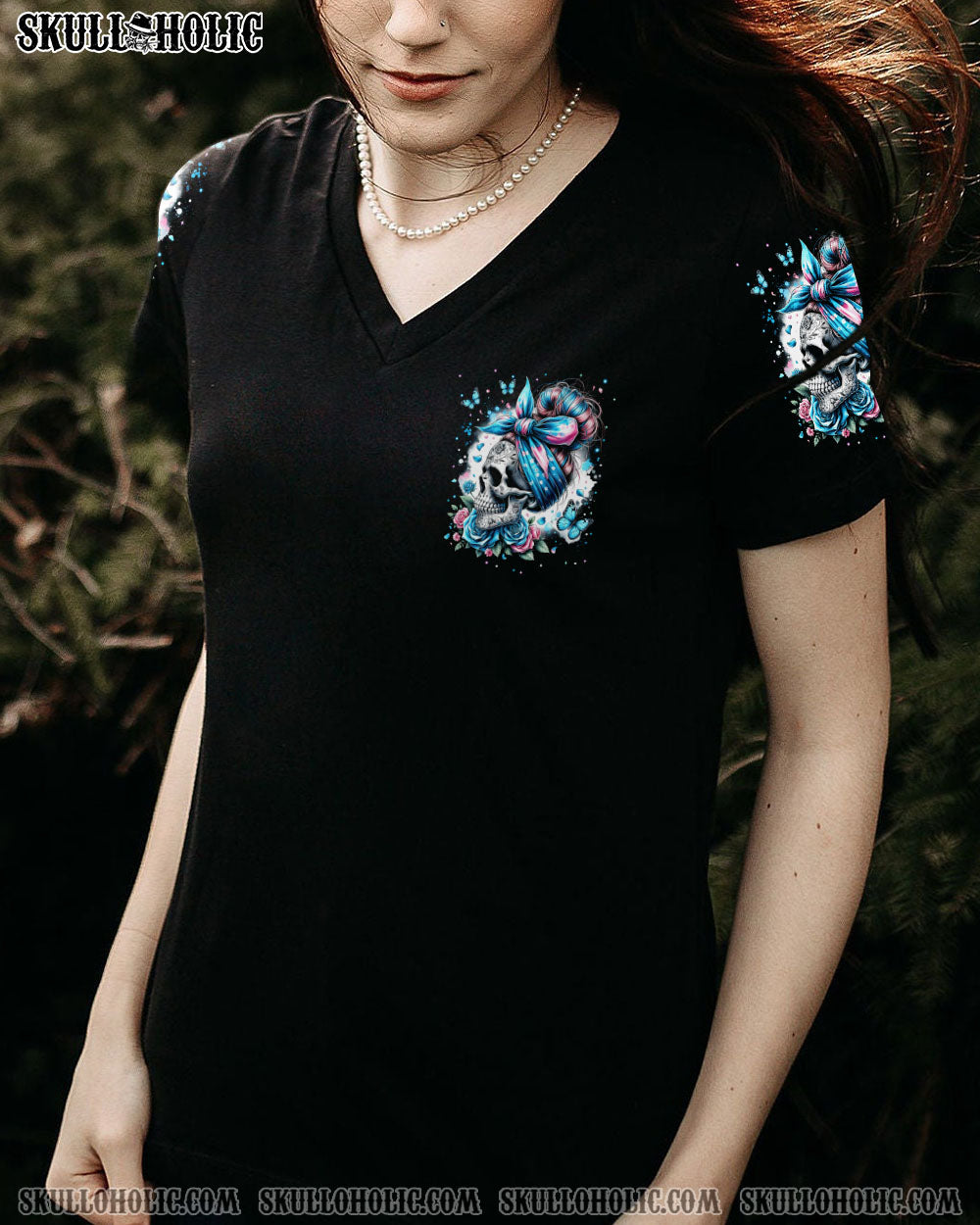 Assuming I Was Like Most Girls was your first Mistake Skull and Rose Sassy Graphic AOP Shirts _2_ Ce993