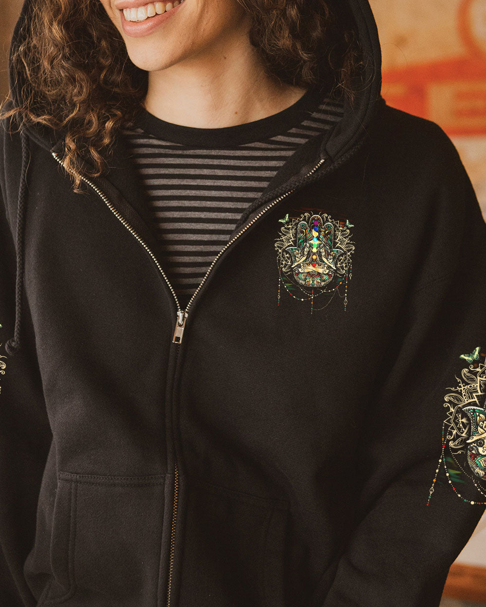 Believe You Deserve It _26 The Universe Will Serve It Meditative Chakra AOP Shirts _10_ PEKFh