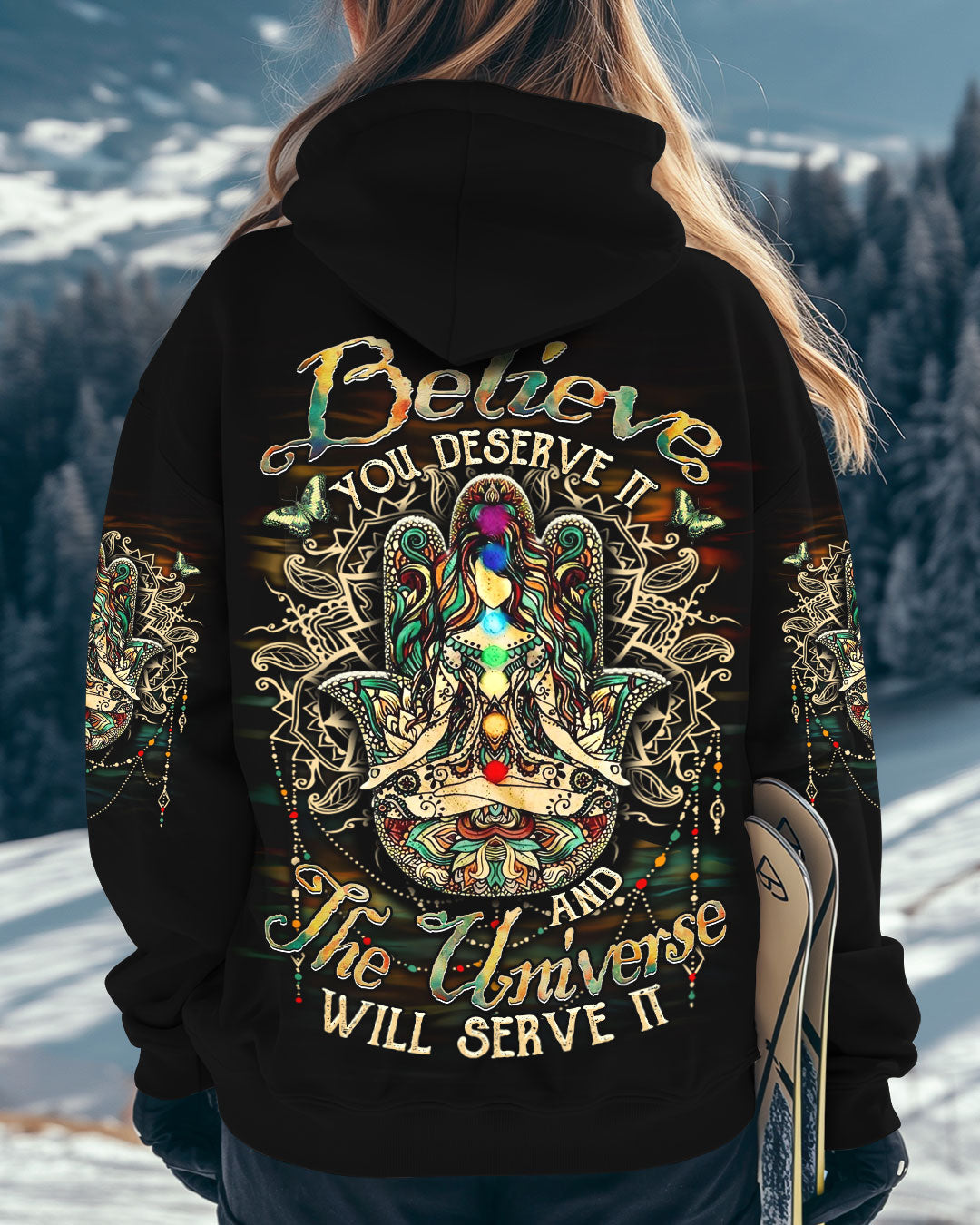 Believe You Deserve It _26 The Universe Will Serve It Meditative Chakra AOP Shirts _7_ SPTdM