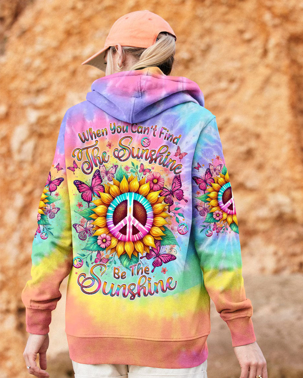 Can_E2_80_99t Find the Sunshine Be the Sunshine Tie Dye Sunflower Peace Sign AOP Shirts _13_ Euigu