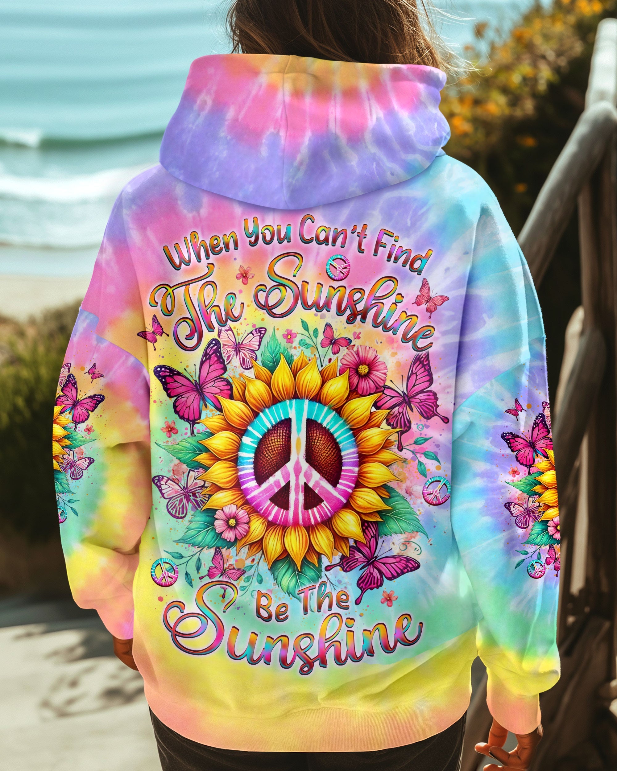 Can_E2_80_99t Find the Sunshine Be the Sunshine Tie Dye Sunflower Peace Sign AOP Shirts _5_ R628Q