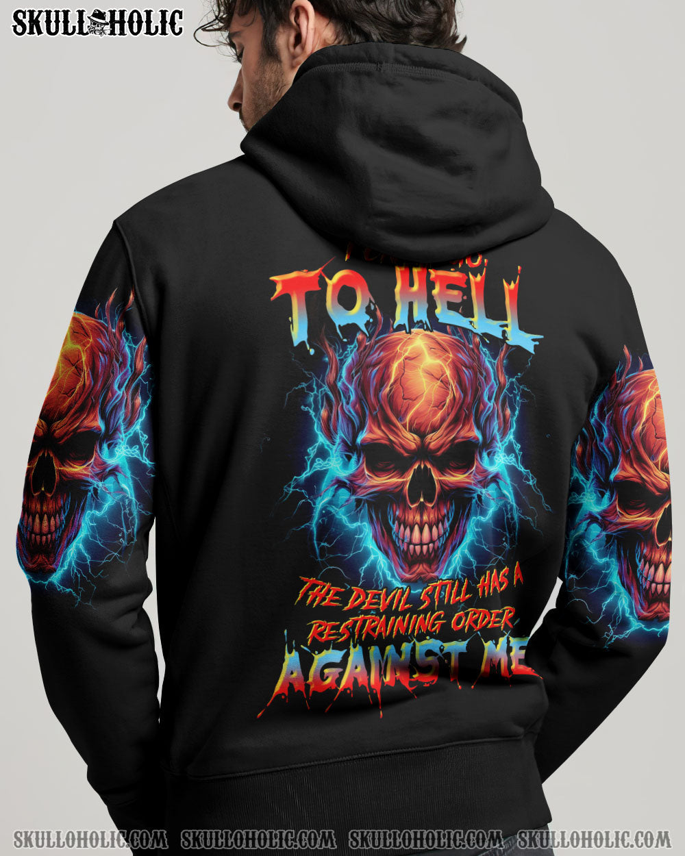Can_E2_80_99t Go to Hell Devil Has a Restraining Order Lightning Skull Graphic AOP Shirts _10_ ah8GJ