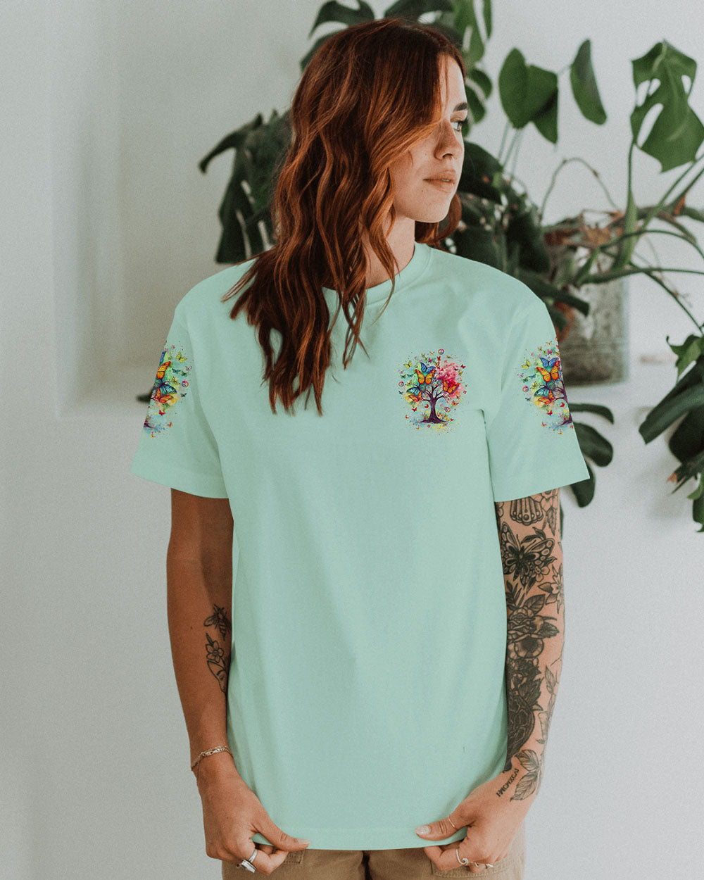 Colorful Inspirational Butterfly Tree of Life _10_ SL4WA