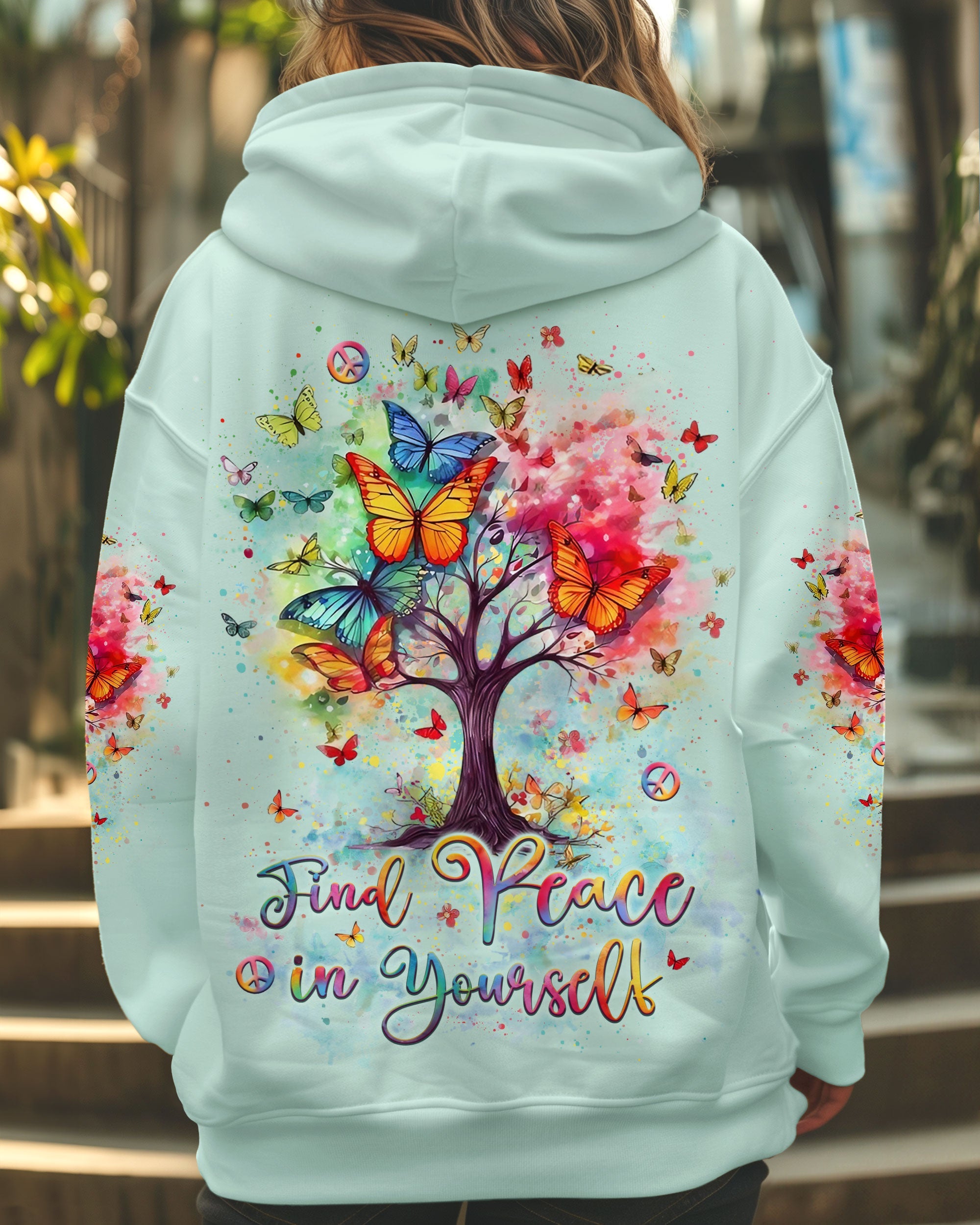 Colorful Inspirational Butterfly Tree of Life _1_ Bfi0L