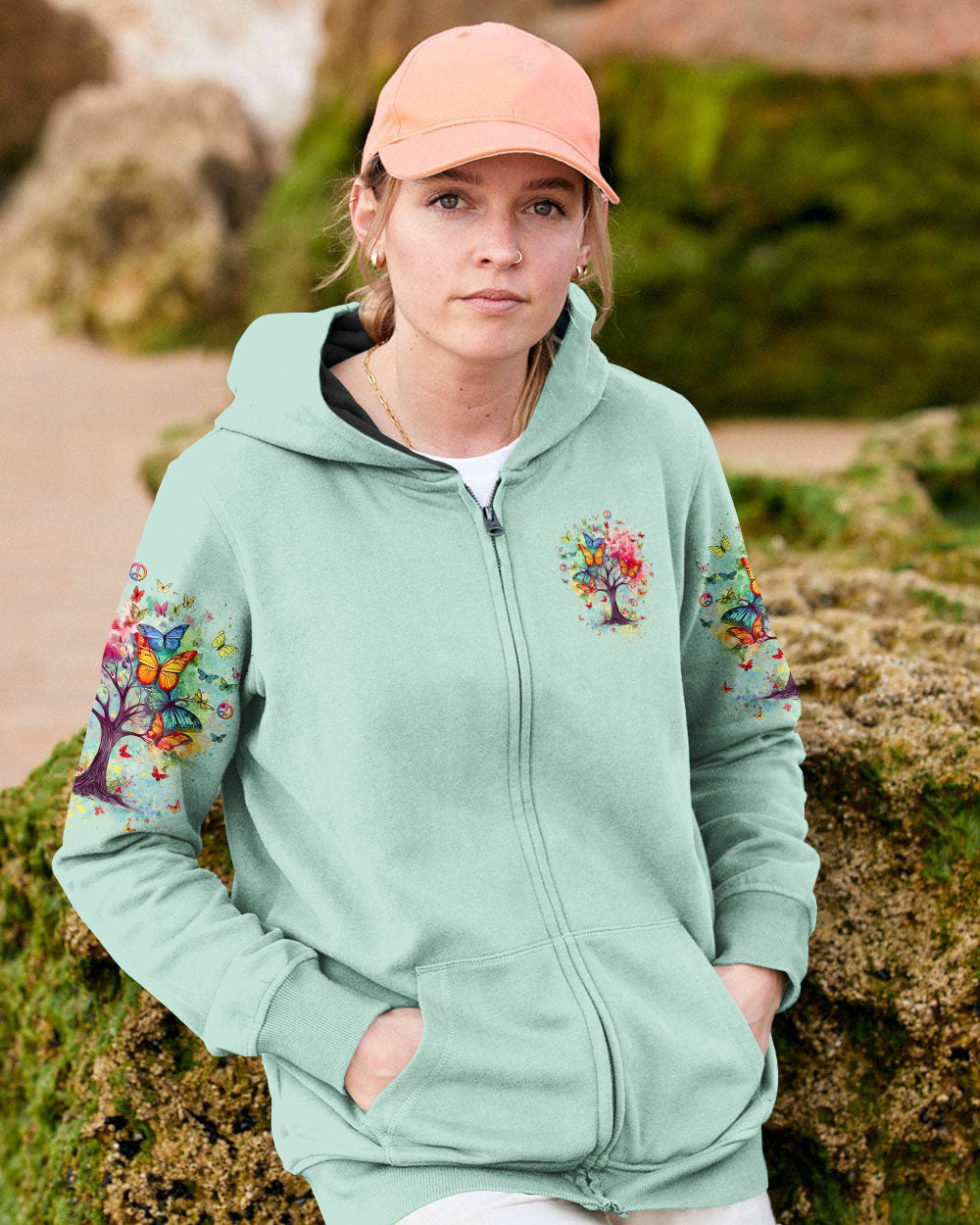 Colorful Inspirational Butterfly Tree of Life _4_ hfOYP