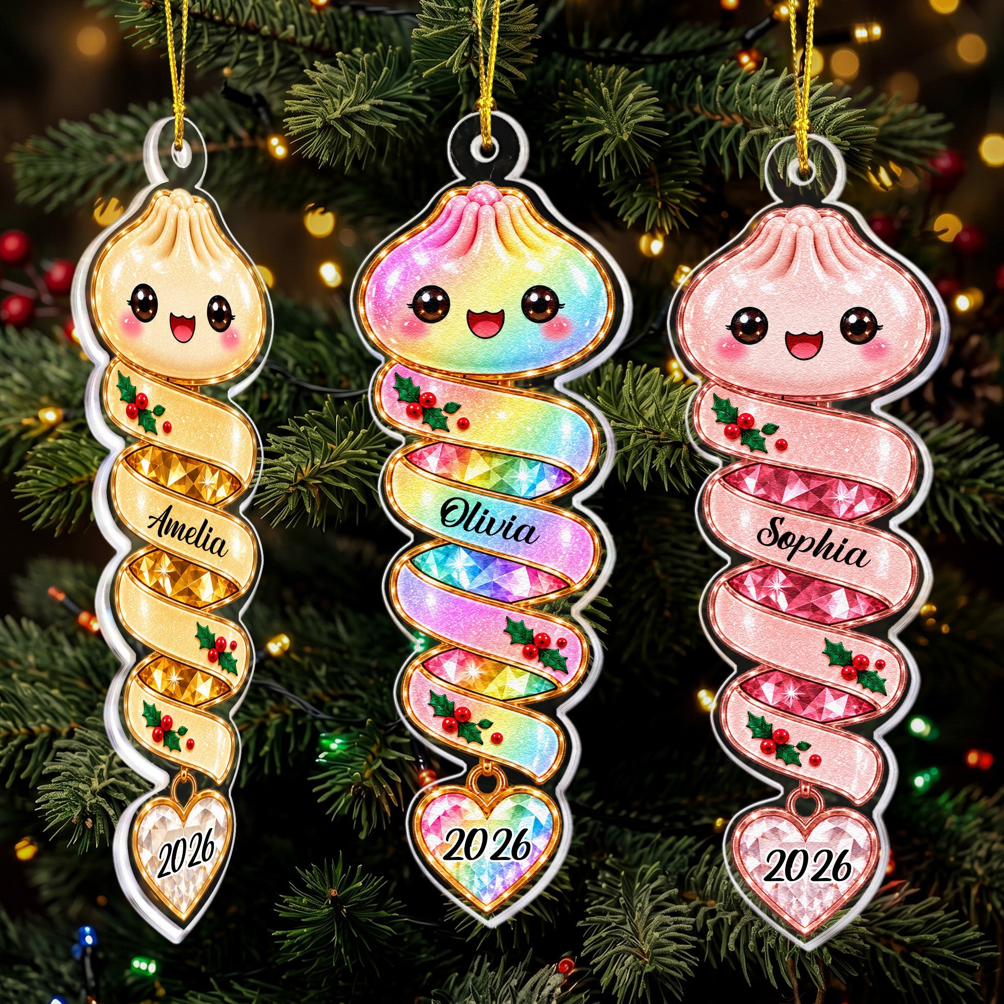 Custom Name Squishy Ornament Gift For Kids Personalized Ornament_1