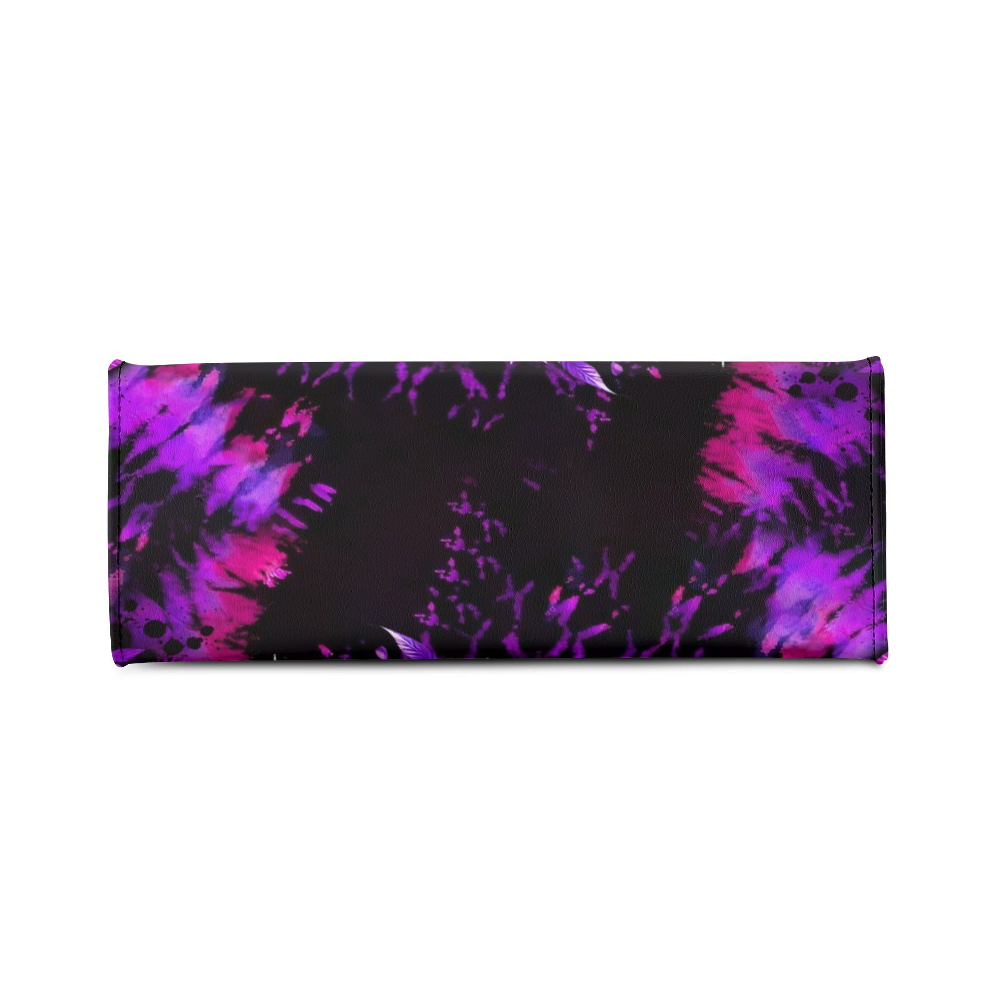 Custom Name Tie Dye Dragonfly and Peace Sign Personalized Hippie Leather Bag Gift for Women _7_ jpfMZ