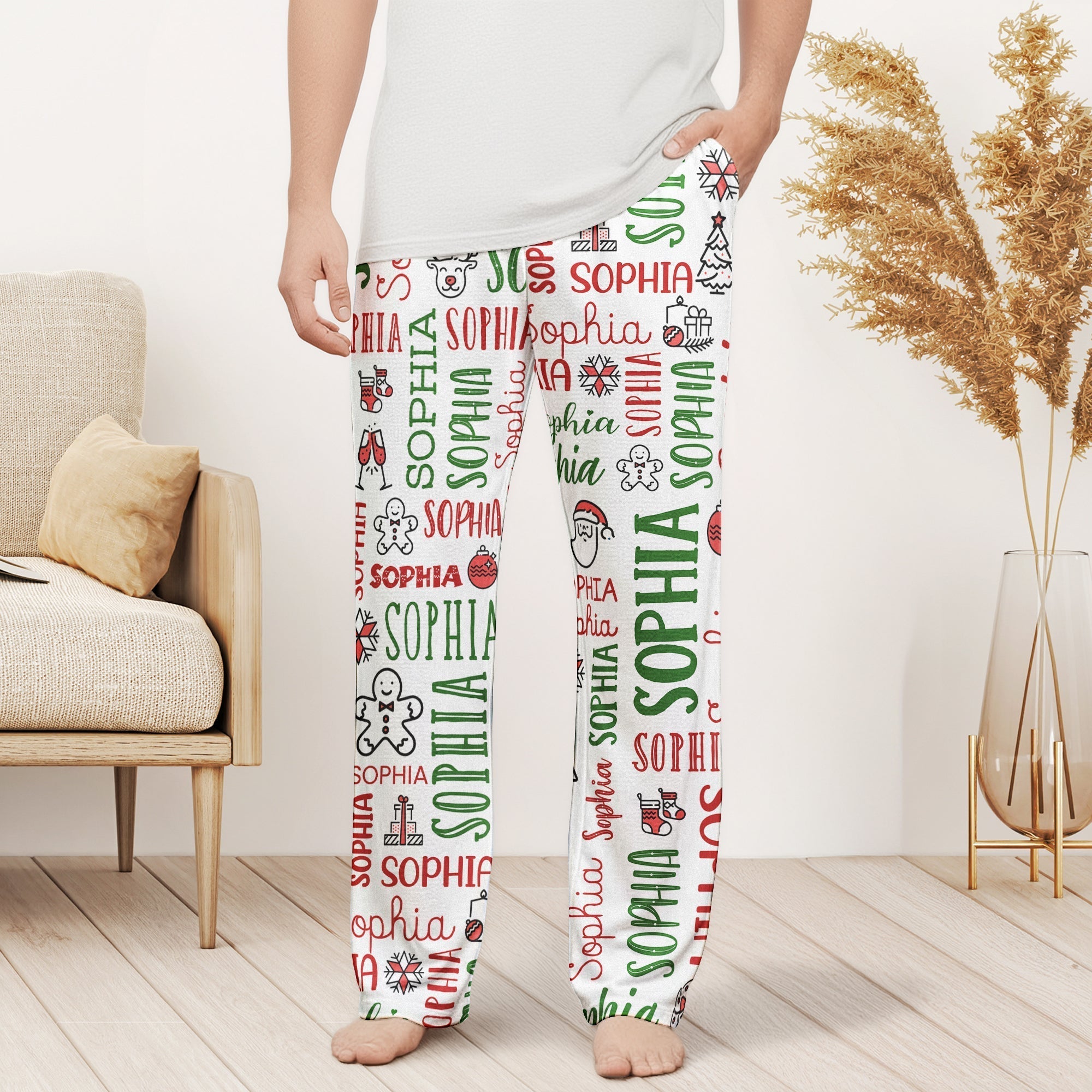 Custom_Name_Christmas_Gifts_For_Family_Members_Kids_Personalized_Lounge_Pants_4