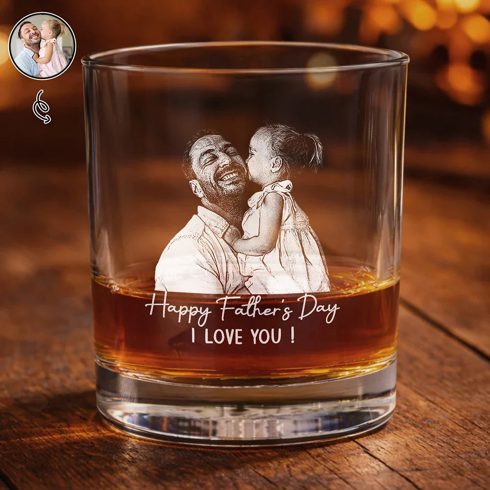 Custom_Photo_Pencil_Sketch_Best_Dad_Ever_ _Personalized_Whiskey_Glass TS1024 CLA2334 MkDefault2