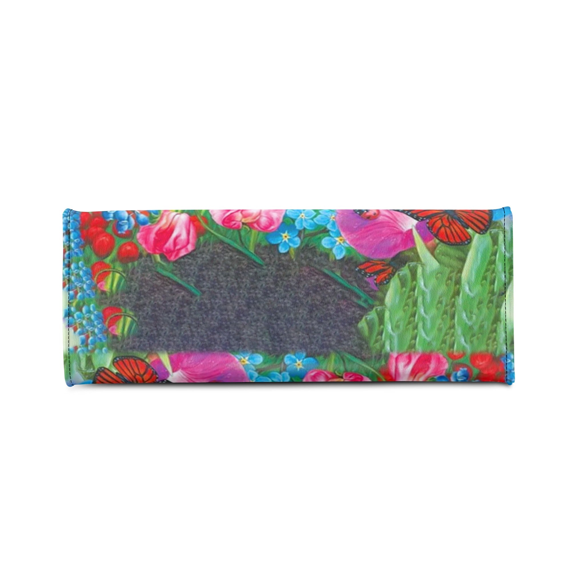 Custome Name Hummingbird Colorful Butterfly Floral Personalized Leather Bag Gift For Women _8_ FUfp2