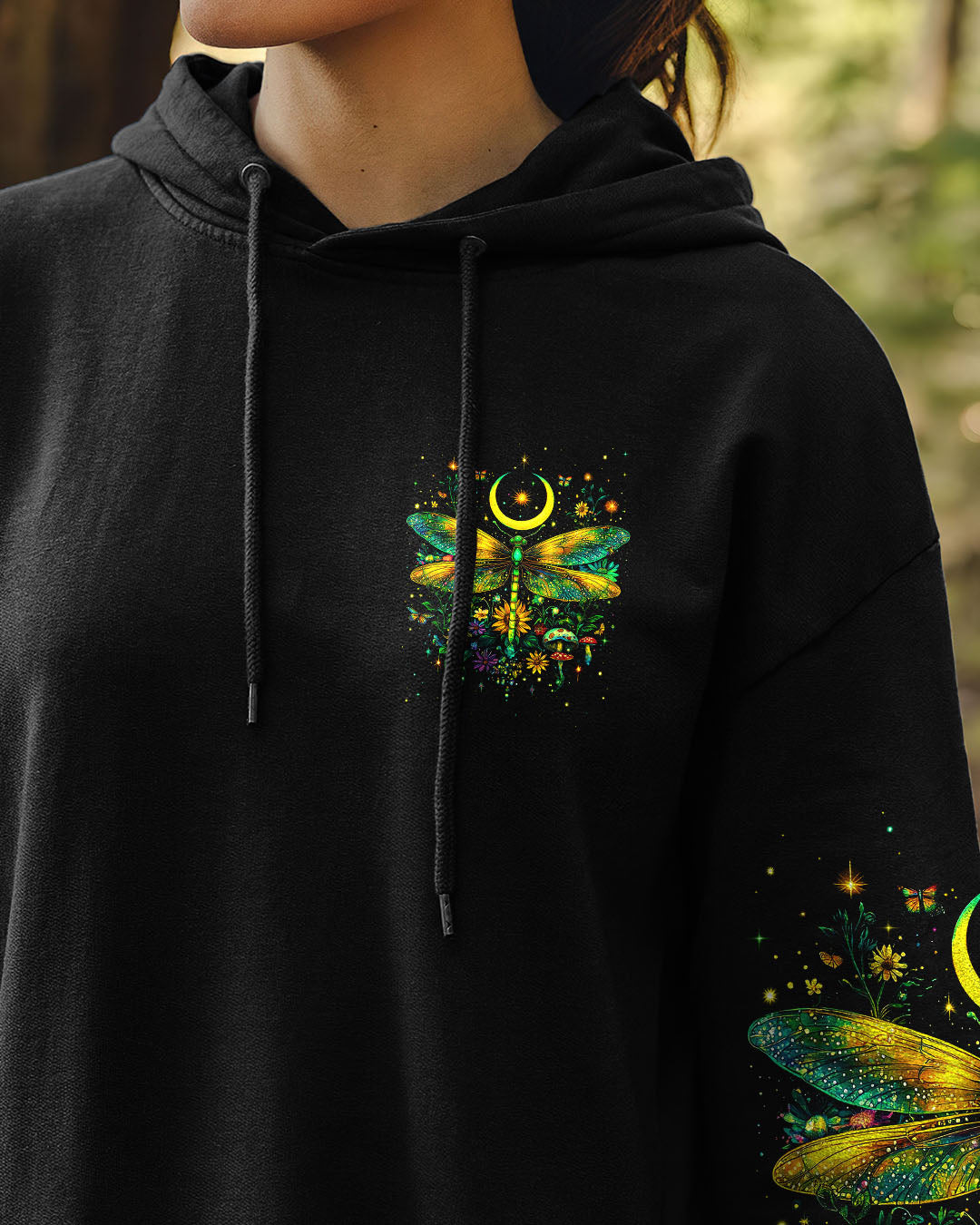 Dance with Fairies and Talk to the Moon Dragonflies Mystical Nature AOP Shirts _12_ i4Pnc