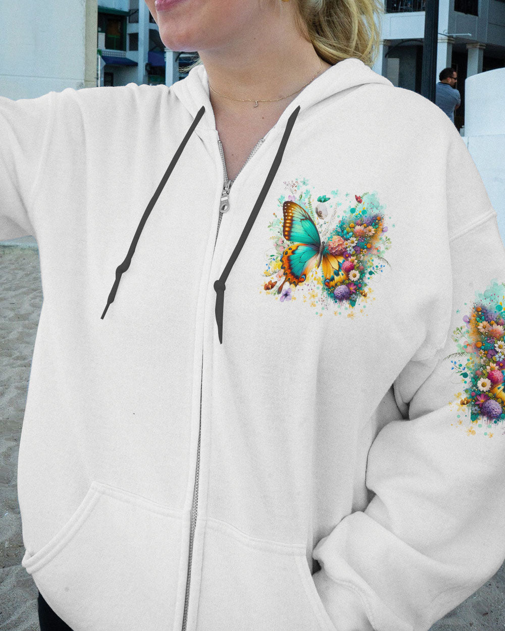 Don_E2_80_99t Be Afraid to Transform Butterfly Floral Inspirational AOP Shirts _4_ RNmV5