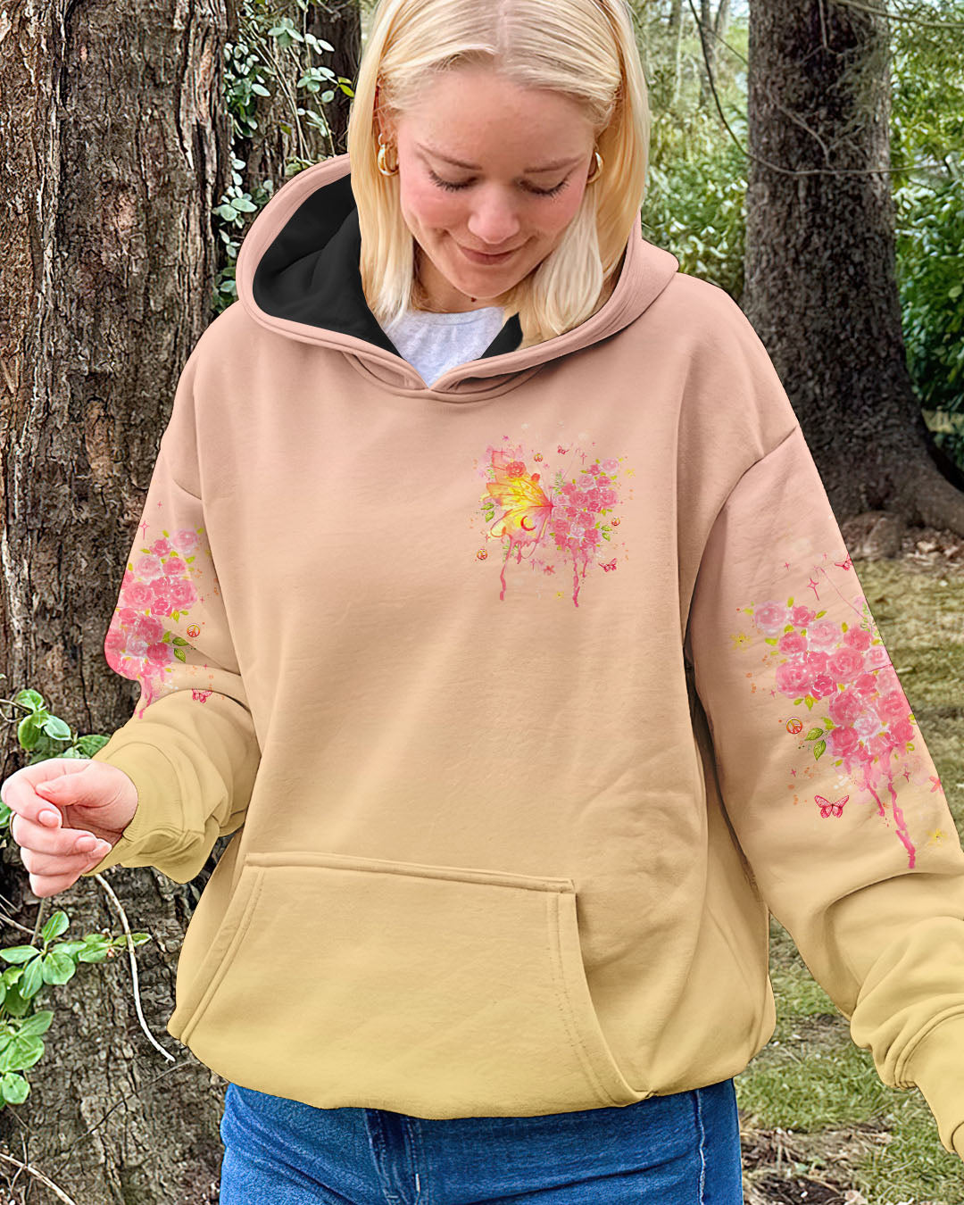 Don_E2_80_99t Be Afraid to Transform Butterfly Rose Inspirational Design AOP Shirts _13_ 02dmW