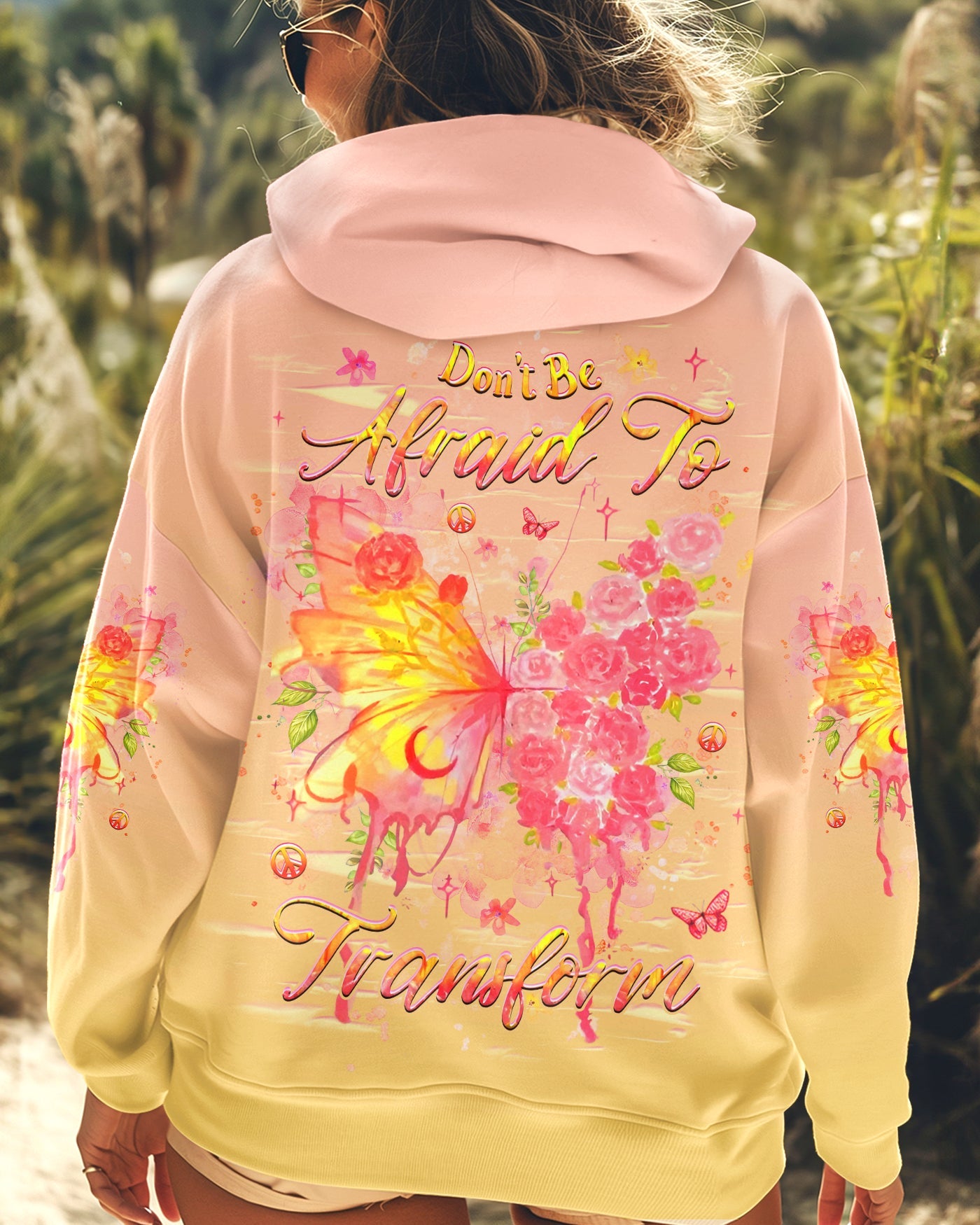 Don_E2_80_99t Be Afraid to Transform Butterfly Rose Inspirational Design AOP Shirts _1_ 2vSPu