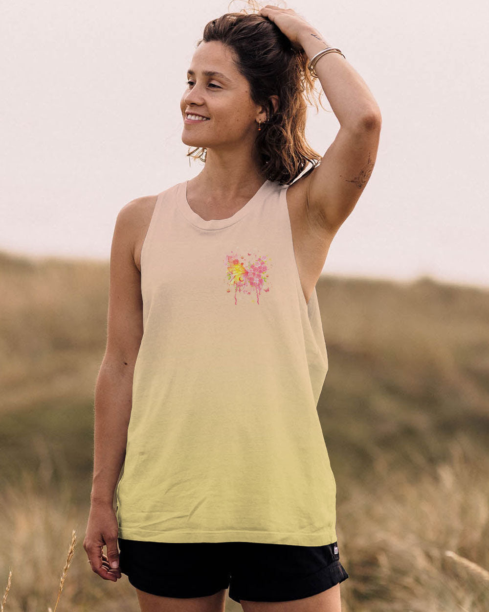 Don_E2_80_99t Be Afraid to Transform Butterfly Rose Inspirational Design AOP Shirts _6_ NCLp3