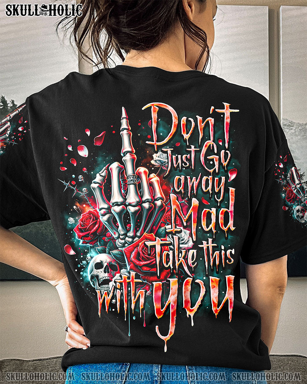 Don_E2_80_99t Just Go Away Mad Take This with You Middle Finger Skull and Rose AOP Shirts _4_ xDHvg
