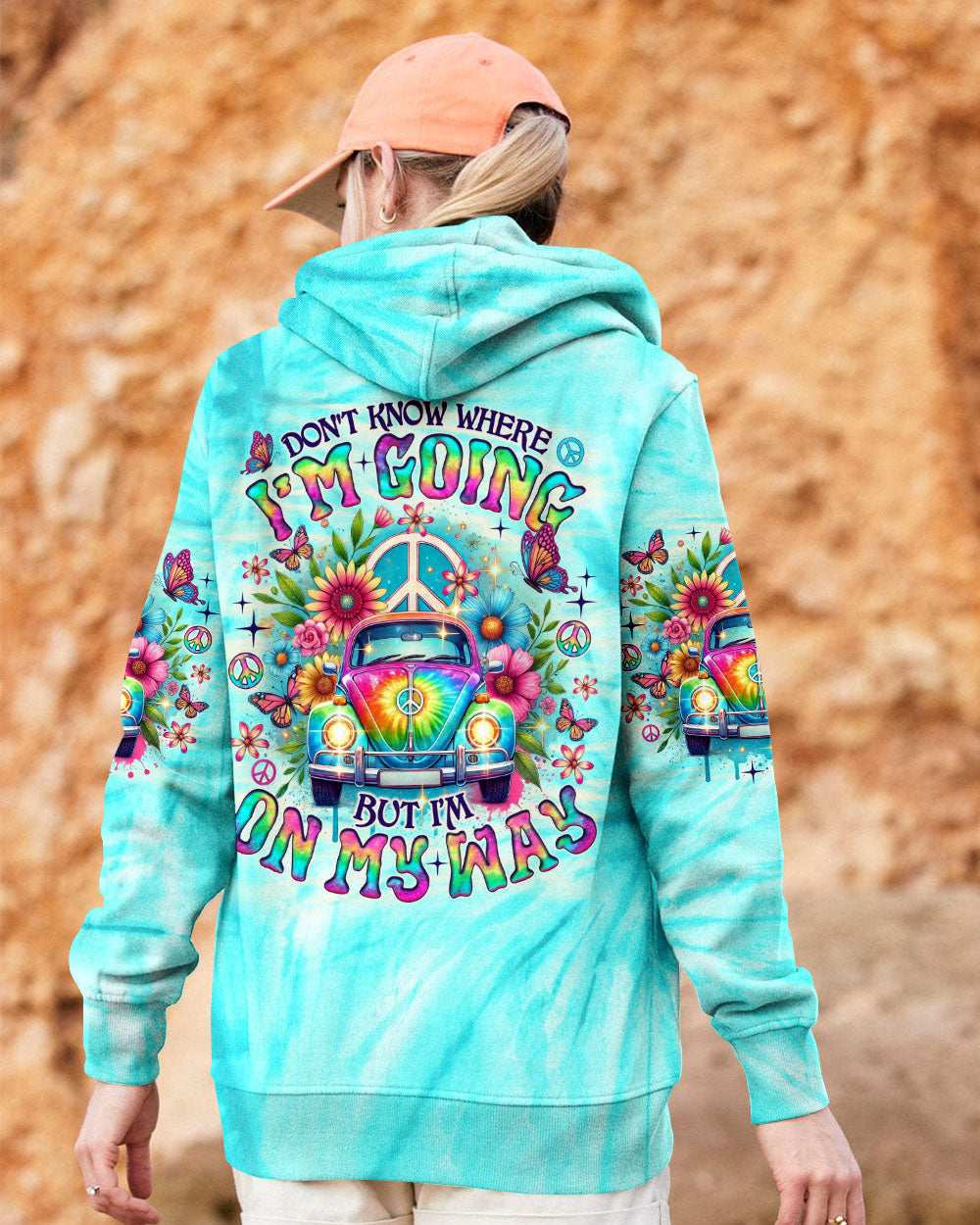Don_E2_80_99t Know Where I_E2_80_99m Going Tie Dye Hippie Peace Van Graphic AOP Shirts _2_ M2eHm