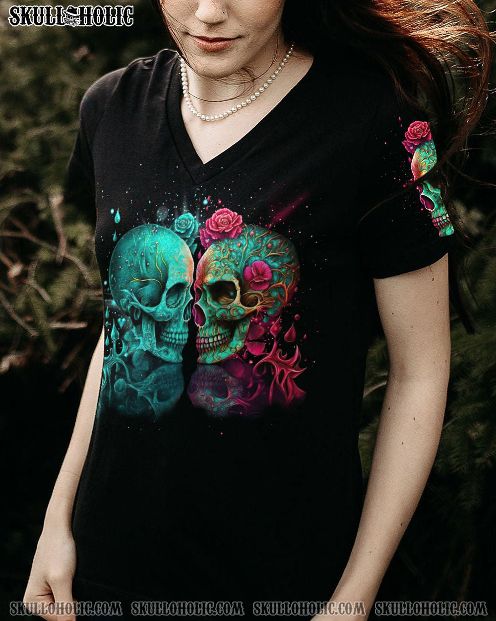 Don_E2_80_99t Try to Figure Me Out _E2_80_93 I_E2_80_99m a Special Kind of Twisted Colorful Skull Couple AOP Shirts _11_ YEDfF