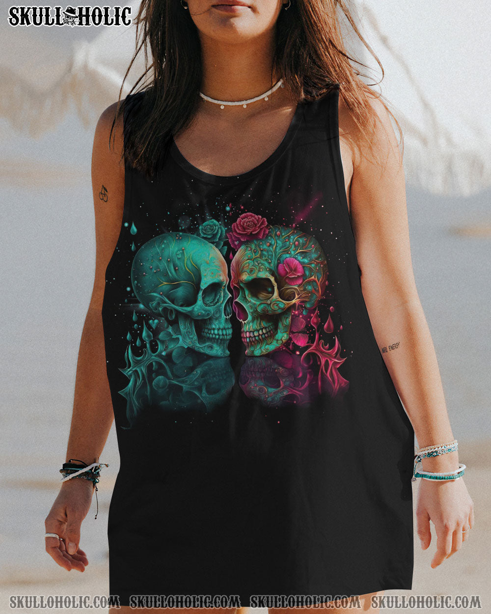 Don_E2_80_99t Try to Figure Me Out _E2_80_93 I_E2_80_99m a Special Kind of Twisted Colorful Skull Couple AOP Shirts _14_ GtMq7