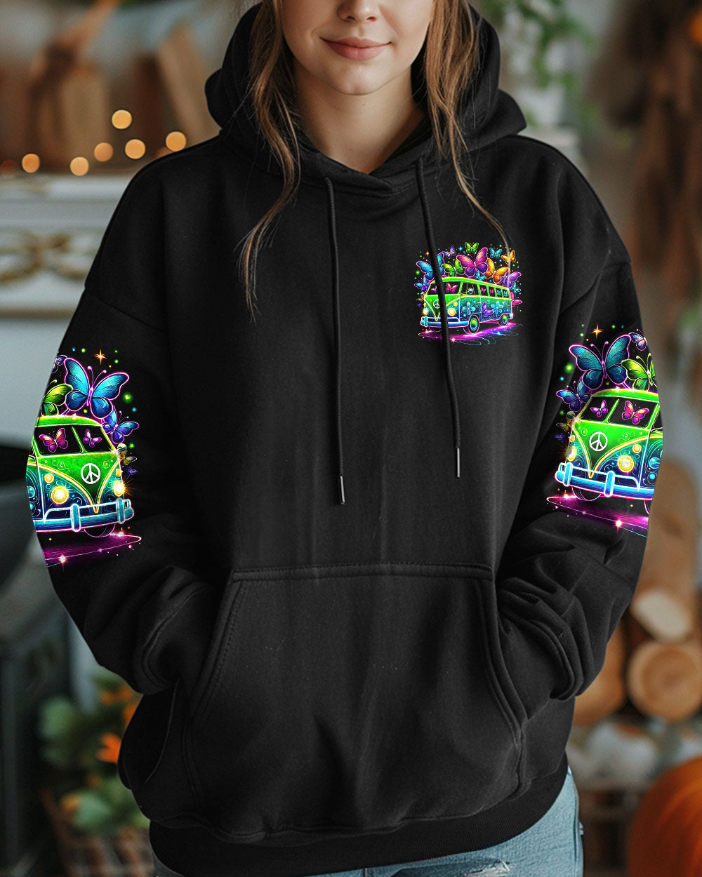 Don_E2_80_99t Worry Be Hippie Neon Peace Van and Butterfly Hippie Graphic AOP Shirts _4_ P9yKo