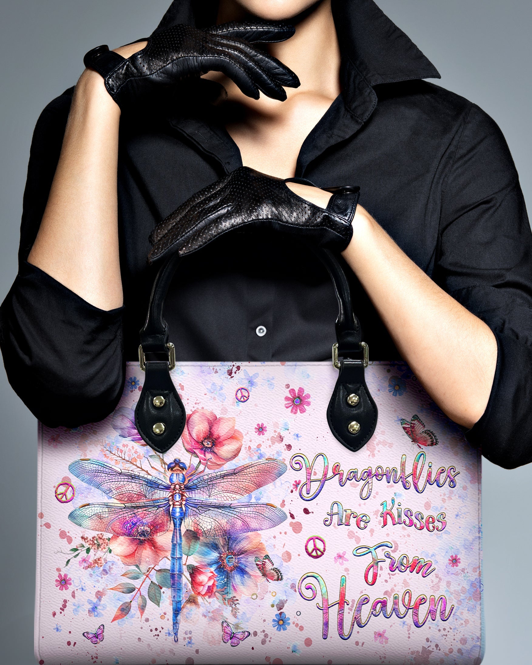 Dragonflies Are Kisses From Heaven Hippie Leather Bag Gift for Women _9_ X2x5j