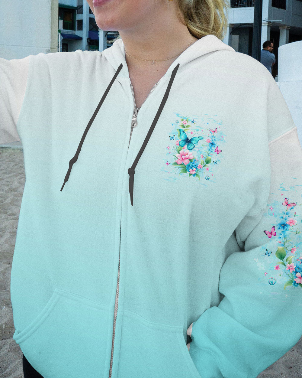 Dream Without Fear Love Without Limits Butterfly Floral Graphic AOP Shirts _4_ S7MAz