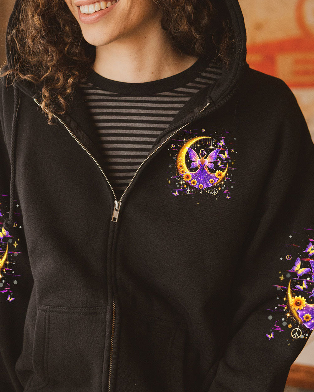 Eat Mushrooms See the Universe Psychedelic Mushroom Moon AOP Shirts _10_ jpFwo