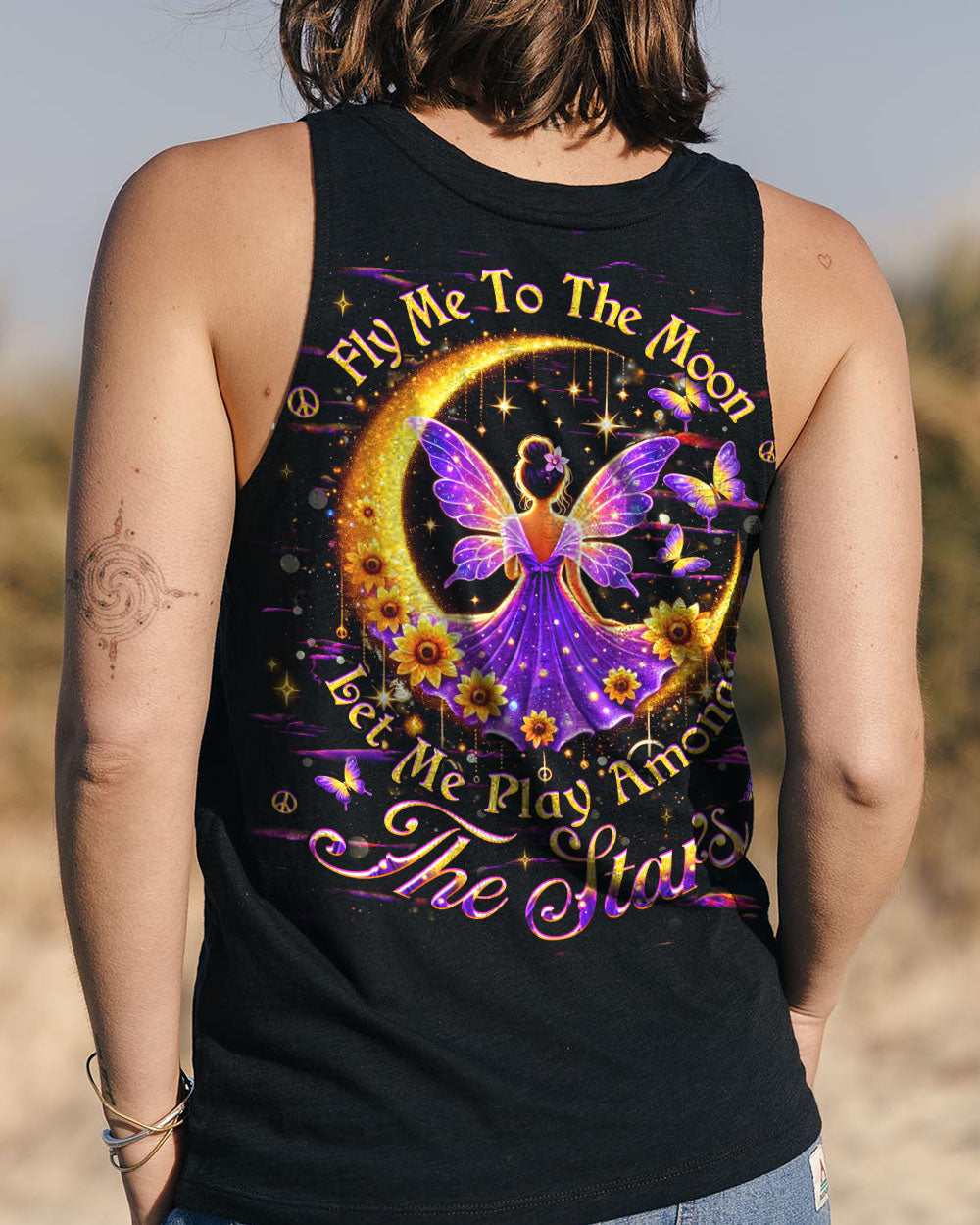 Eat Mushrooms See the Universe Psychedelic Mushroom Moon AOP Shirts _13_ u8IJb