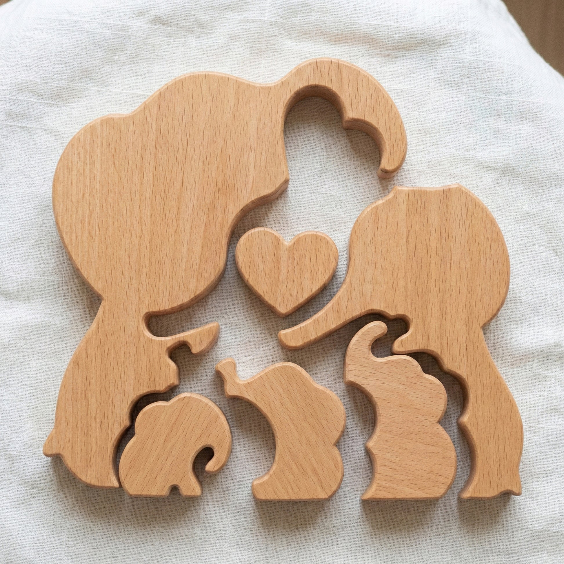 Elephant Family Parents _ Kids Custom Names Mother_s Day Gift Personalized Wooden Family Puzzle_4_f8a2af99 2f66 497a aecf 3151e19b0013