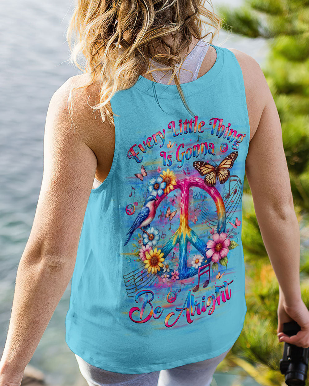 Every Little Thing Is Gonna Be Alright Tie Dye Peace Sign AOP Shirts _12_ MBe4h