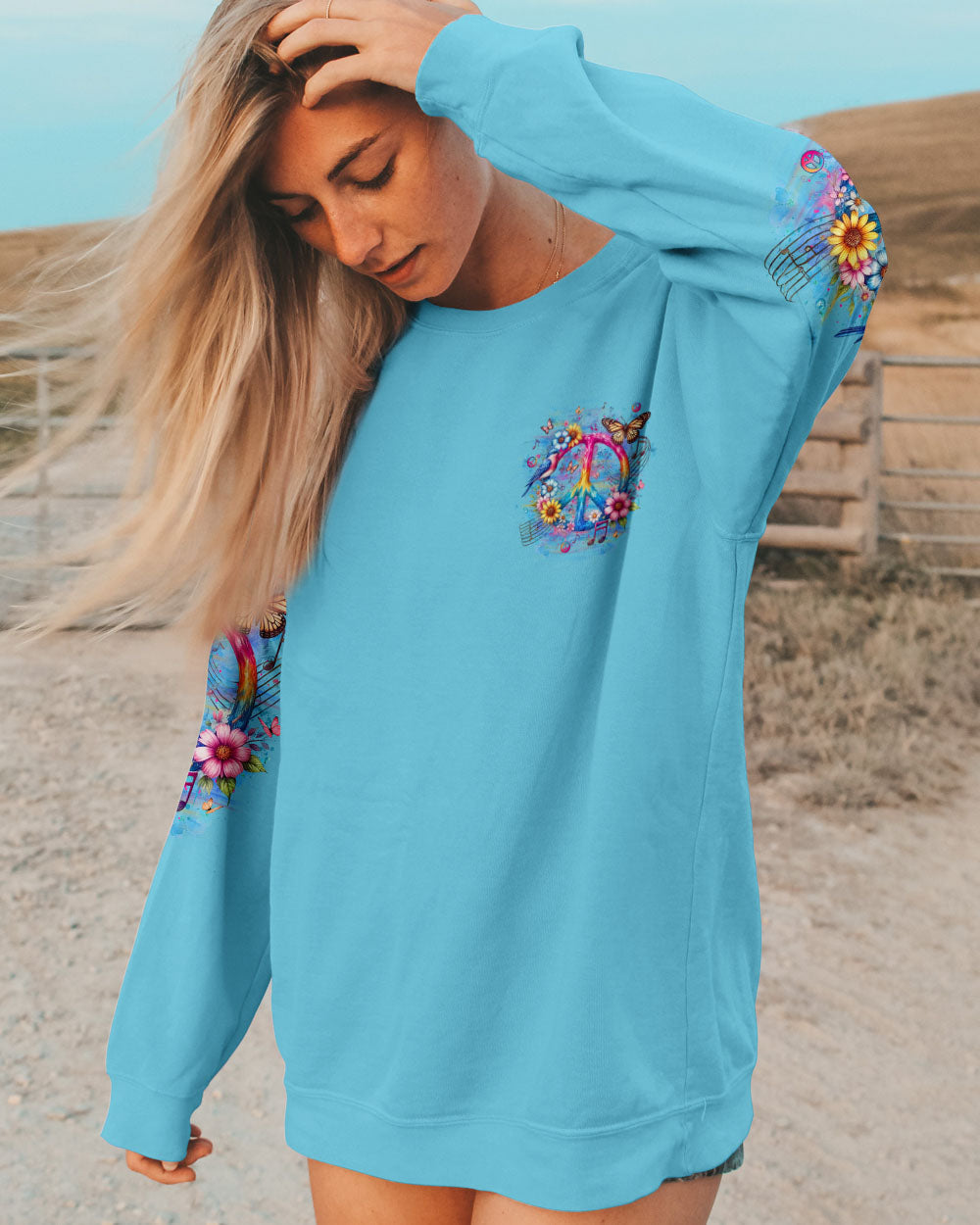 Every Little Thing Is Gonna Be Alright Tie Dye Peace Sign AOP Shirts _6_ Nu2dh