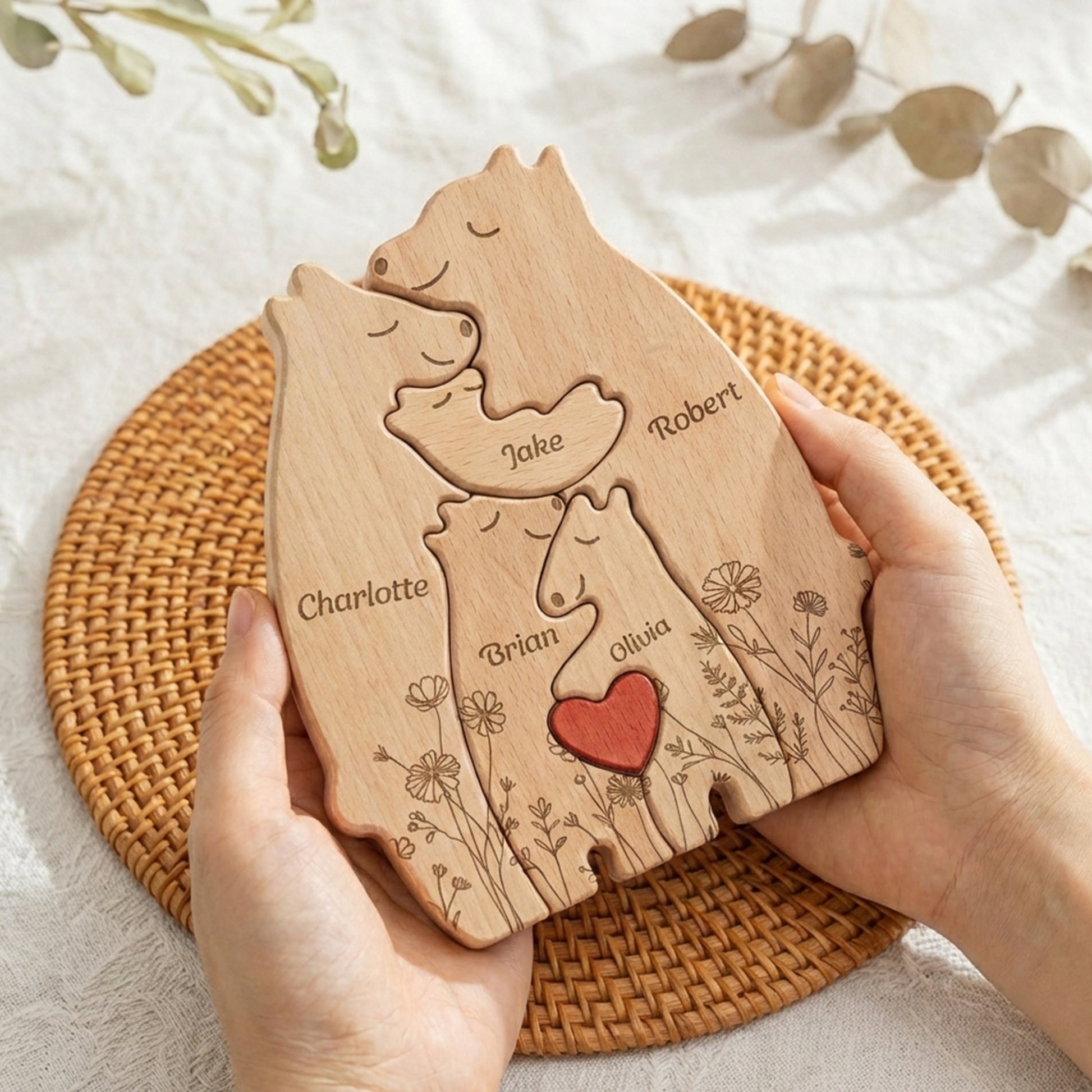 Family_Bear_Floral_Style_Mothers_Day_Gift_For_Her_Bear_Family_Puzzle_Personalized_Puzzle_3