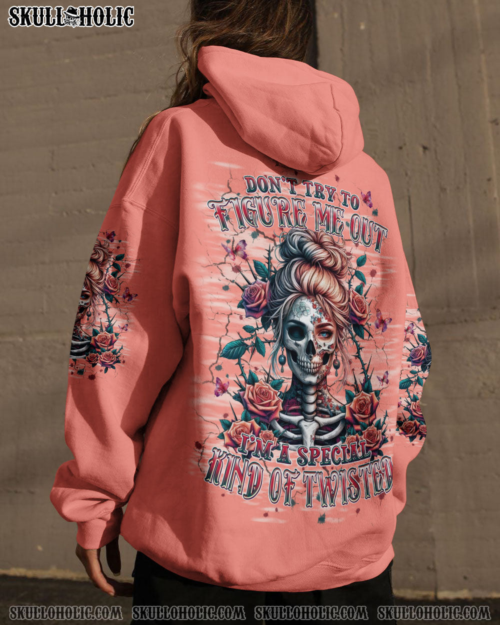 Figure Me Out Kind of Twisted Gothic Skull _26 Butterfly Girl Graphic AOP Shirts _5_ fpAG5