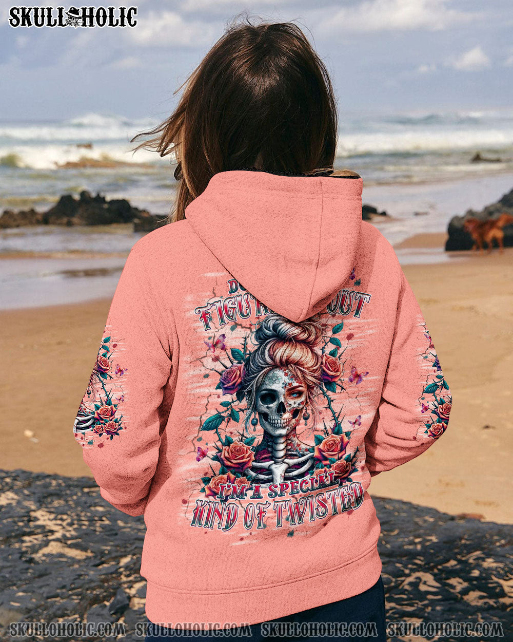 Figure Me Out Kind of Twisted Gothic Skull _26 Butterfly Girl Graphic AOP Shirts _9_ 6UTGv